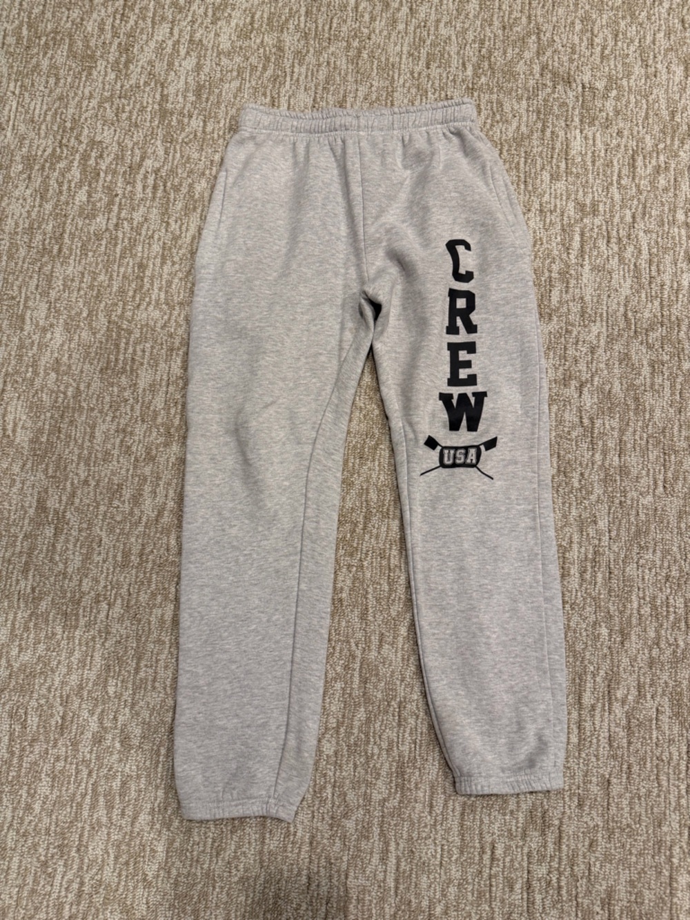 Crew Graphic Grey Sweatpants